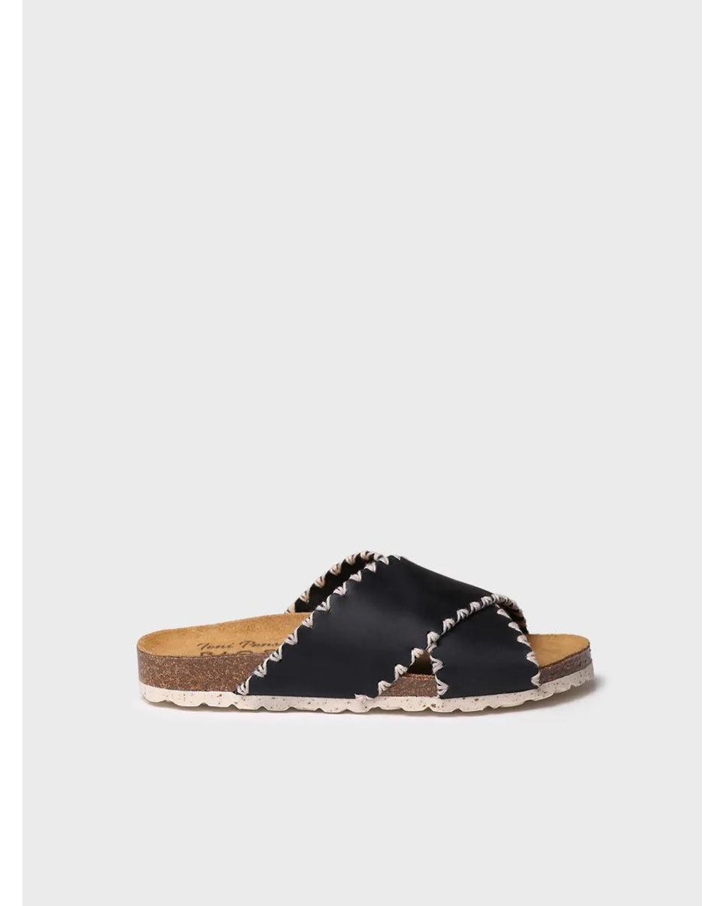 Toni Pons Black Bio Sandal