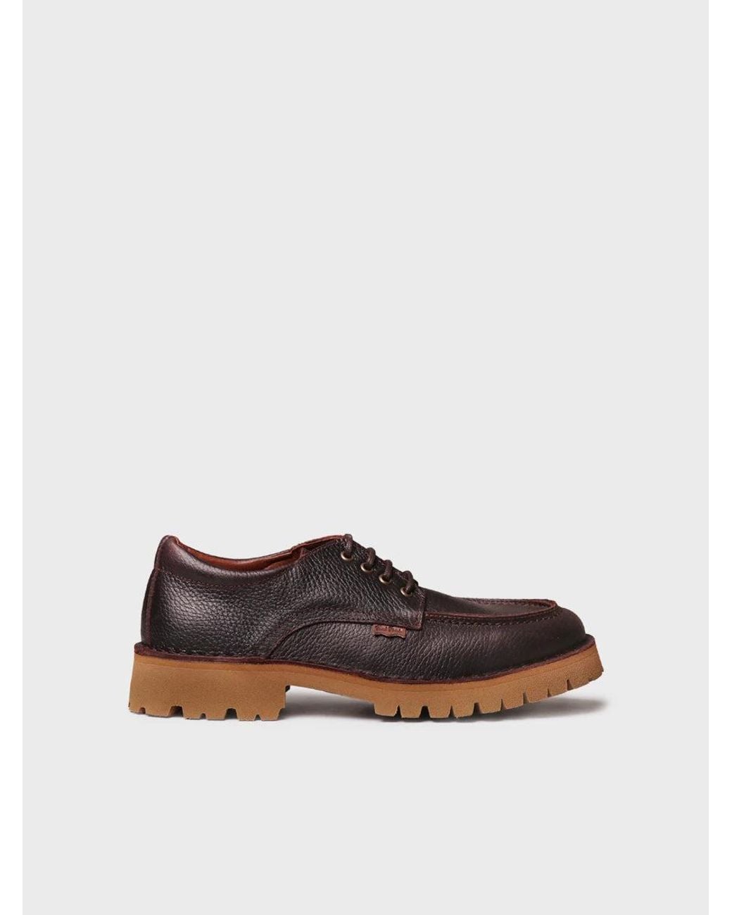 Toni Pons White Leather Lace-Up Shoe for men