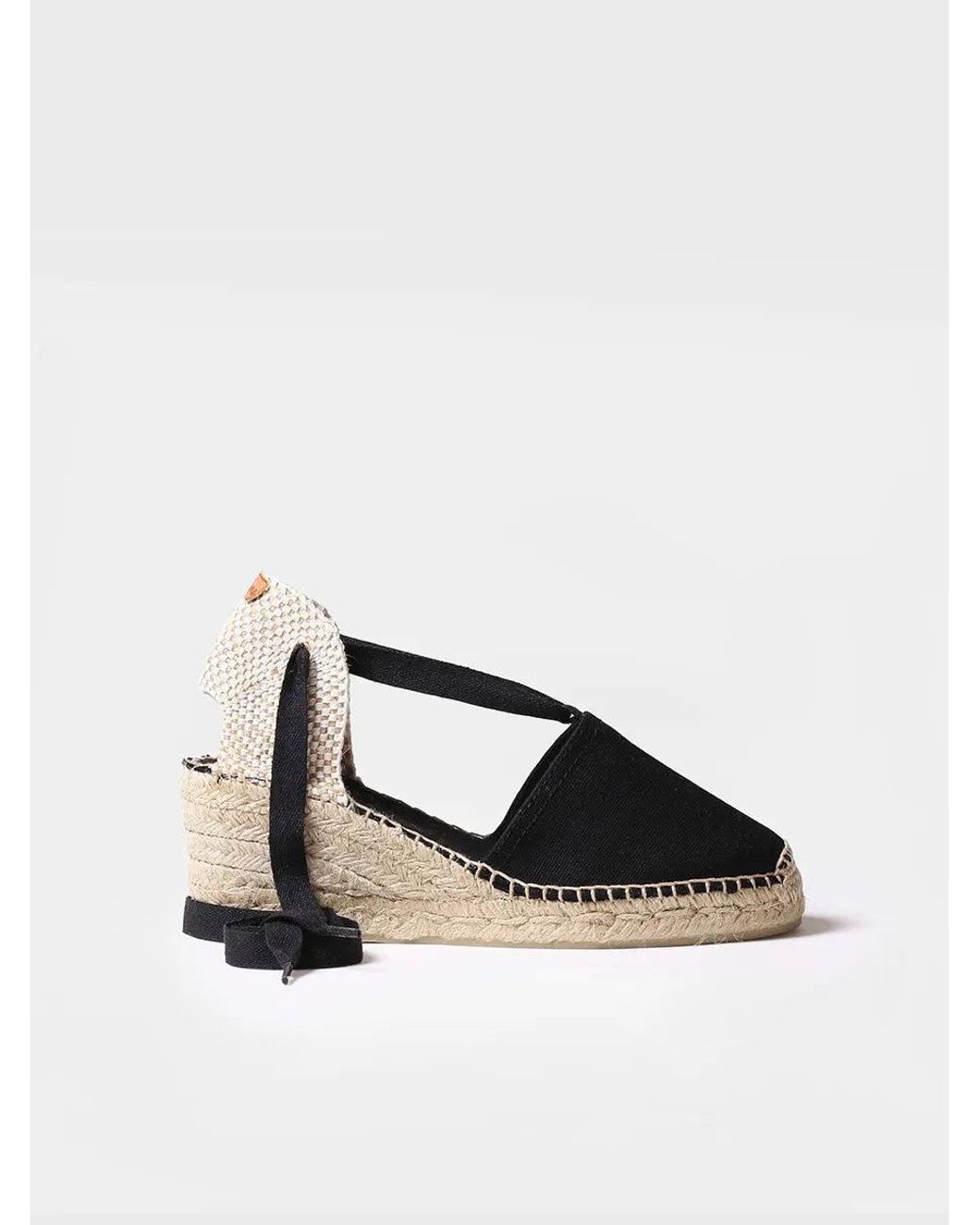 Toni Pons Black Valencian Espadrille With Strings For