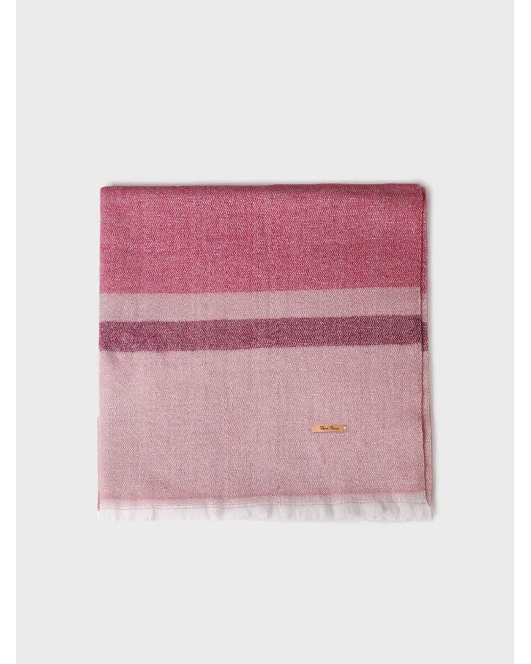 Toni Pons Pink Cashmere-Effect Scarf