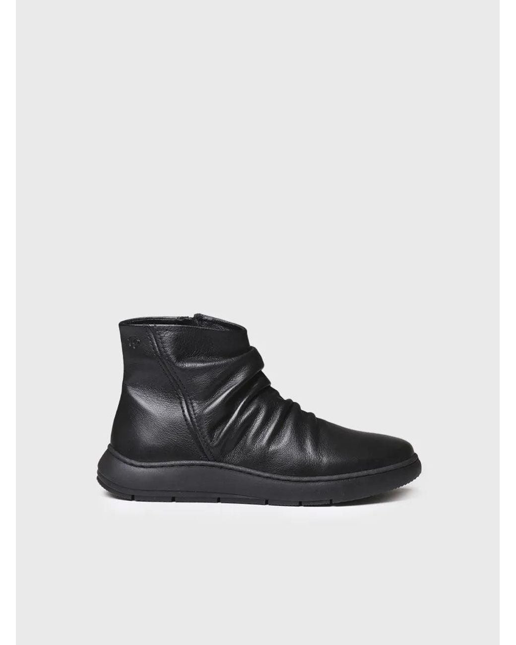 Toni Pons White Leather Boot With Side Zipper