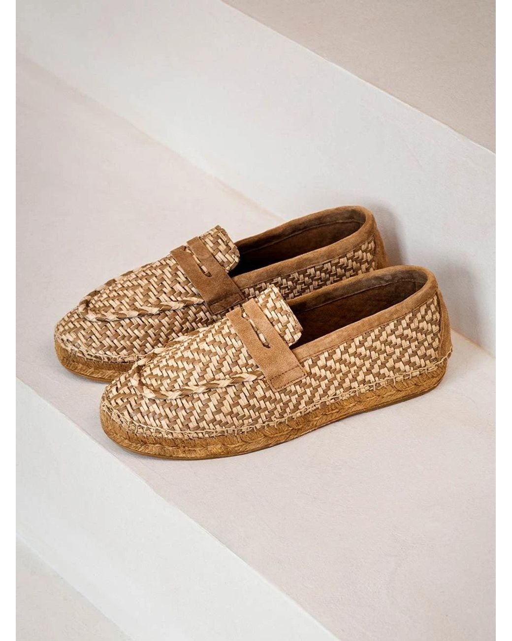 Toni Pons Natural Moccasin Espadrilles for men