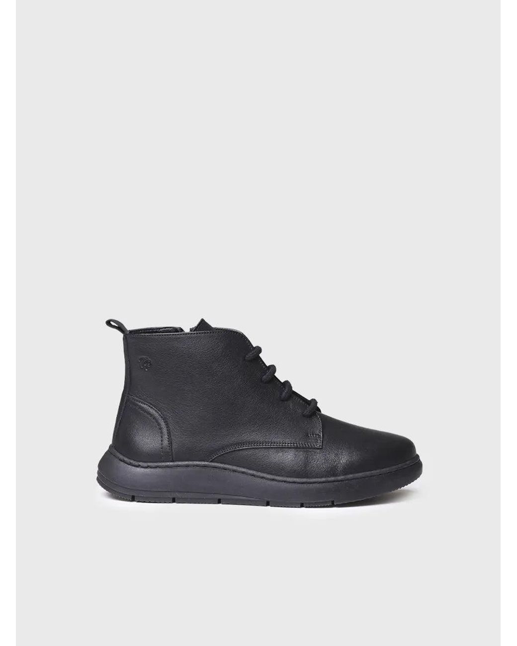 Toni Pons Blue Leather Boot With Laces