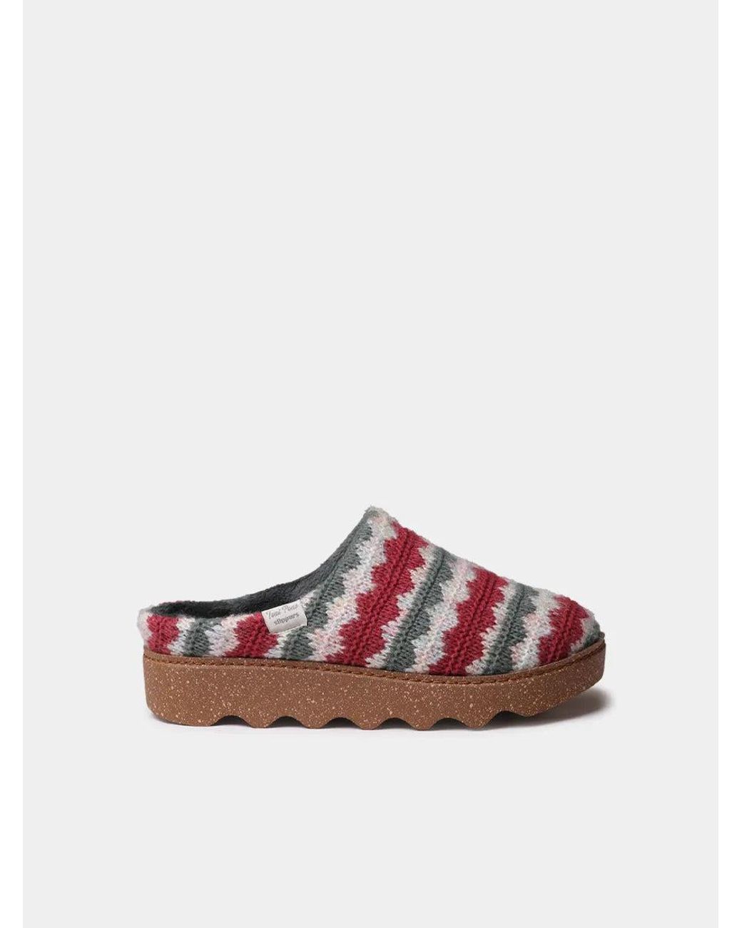Toni Pons Green Multicoloured Clog With Platform