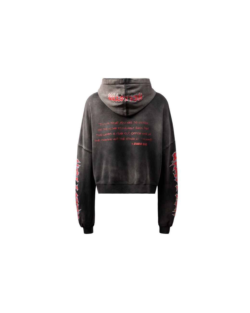 HELLSTAR Green Lamb Hoodie for men