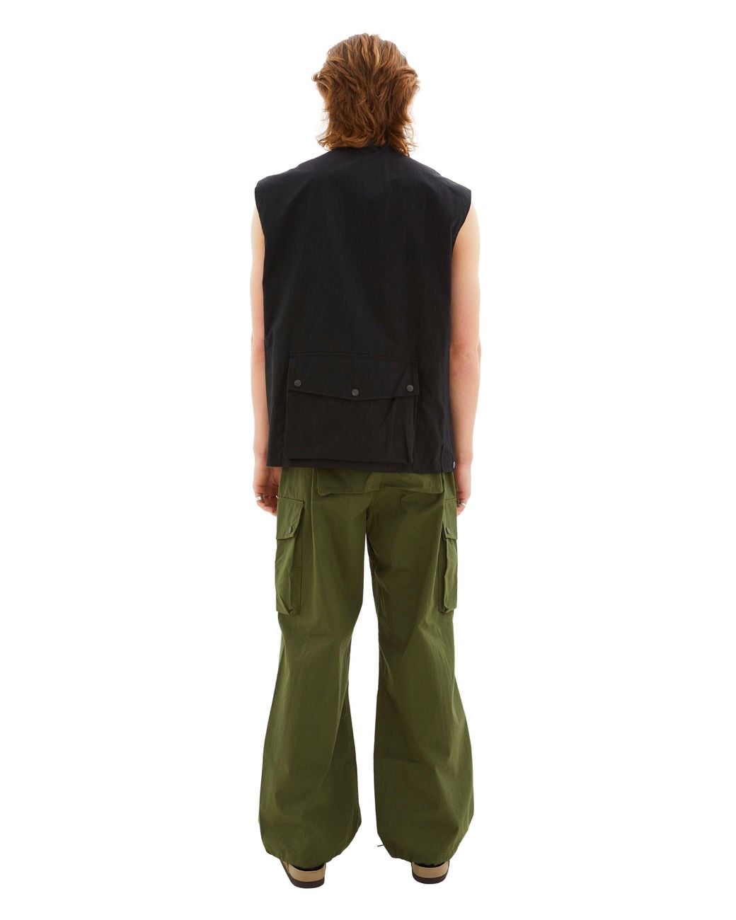 Needles Green Field Vest for men