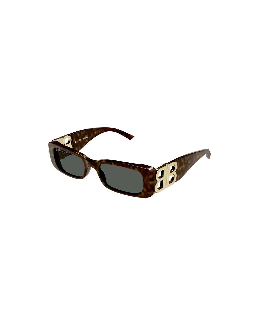 Balenciaga Black Dynasty Rectangle Sunglasses