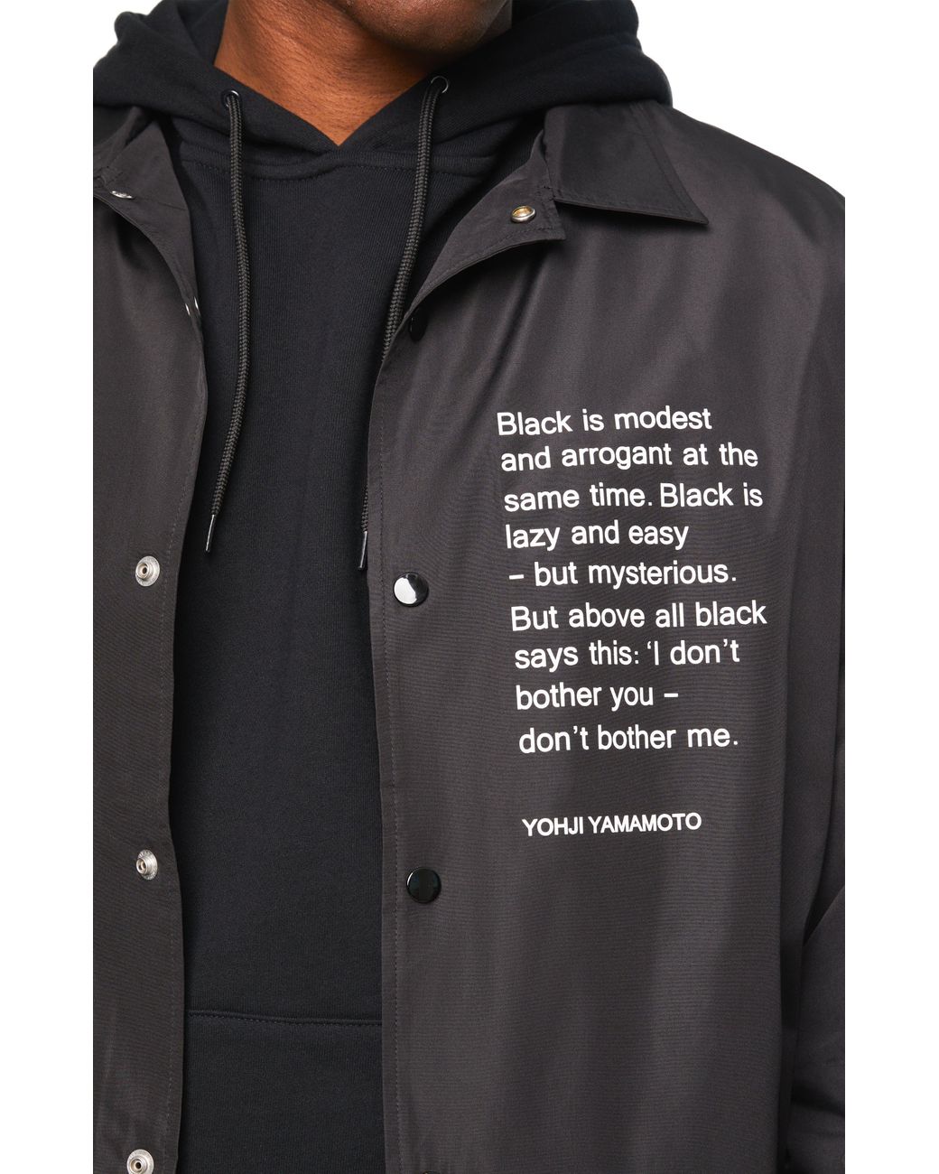 Yohji Yamamoto New Era Printed Coach Jacket in Green for Men | Lyst