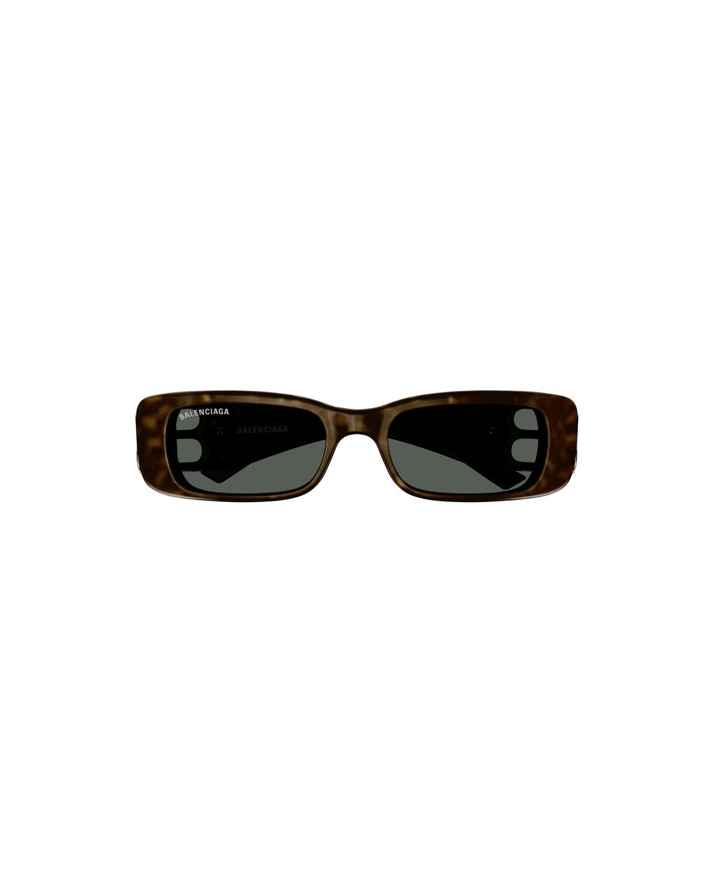 Balenciaga Black Dynasty Rectangle Sunglasses
