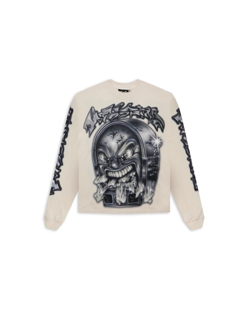 HELLSTAR Mark Long Sleeve T-Shirt in White | Lyst