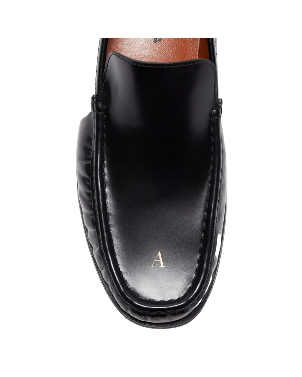 Acne Black Leather Loafers