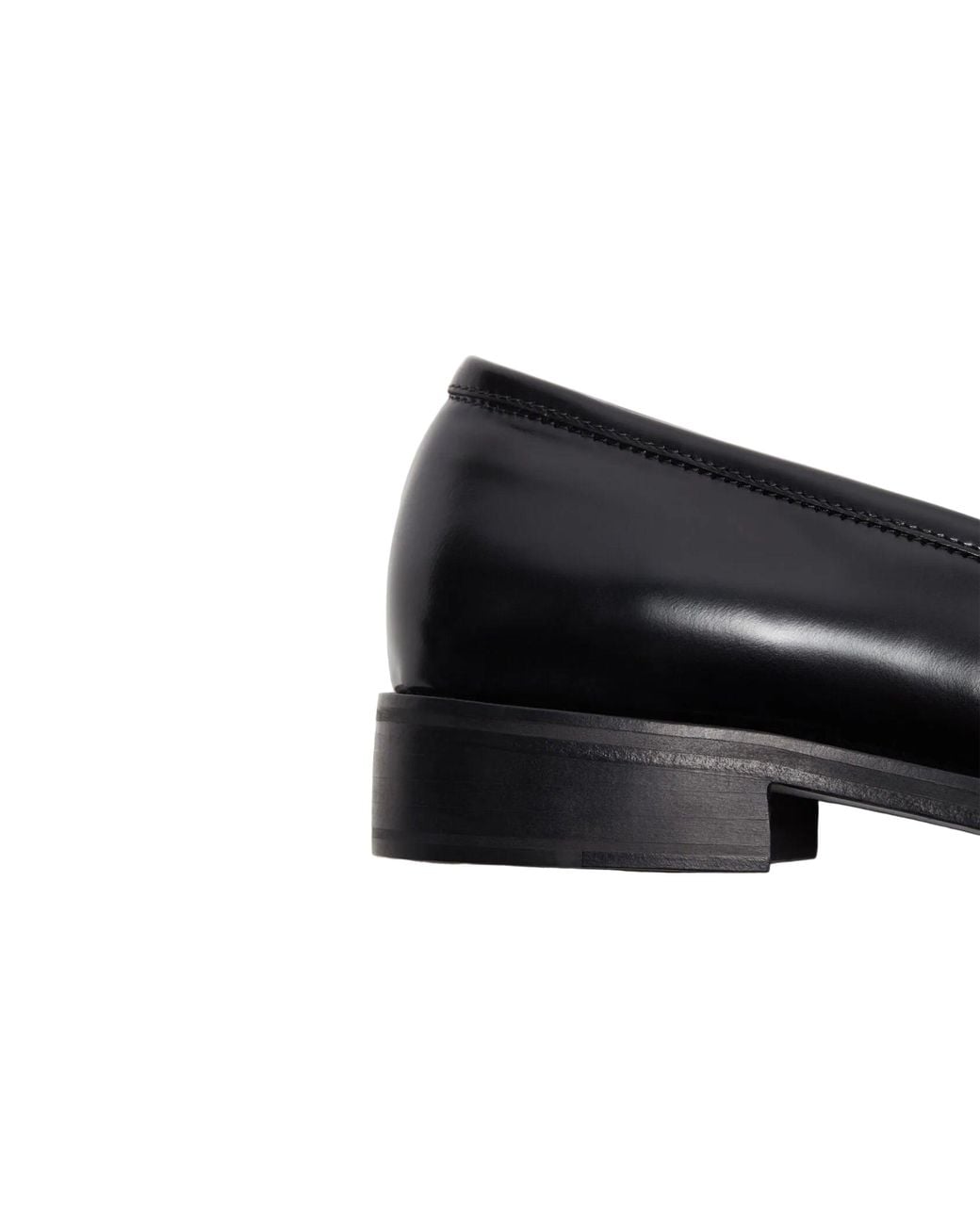 Acne Black Leather Loafers
