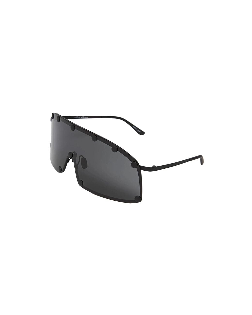 Rick Owens Black Shielding Sunglasses