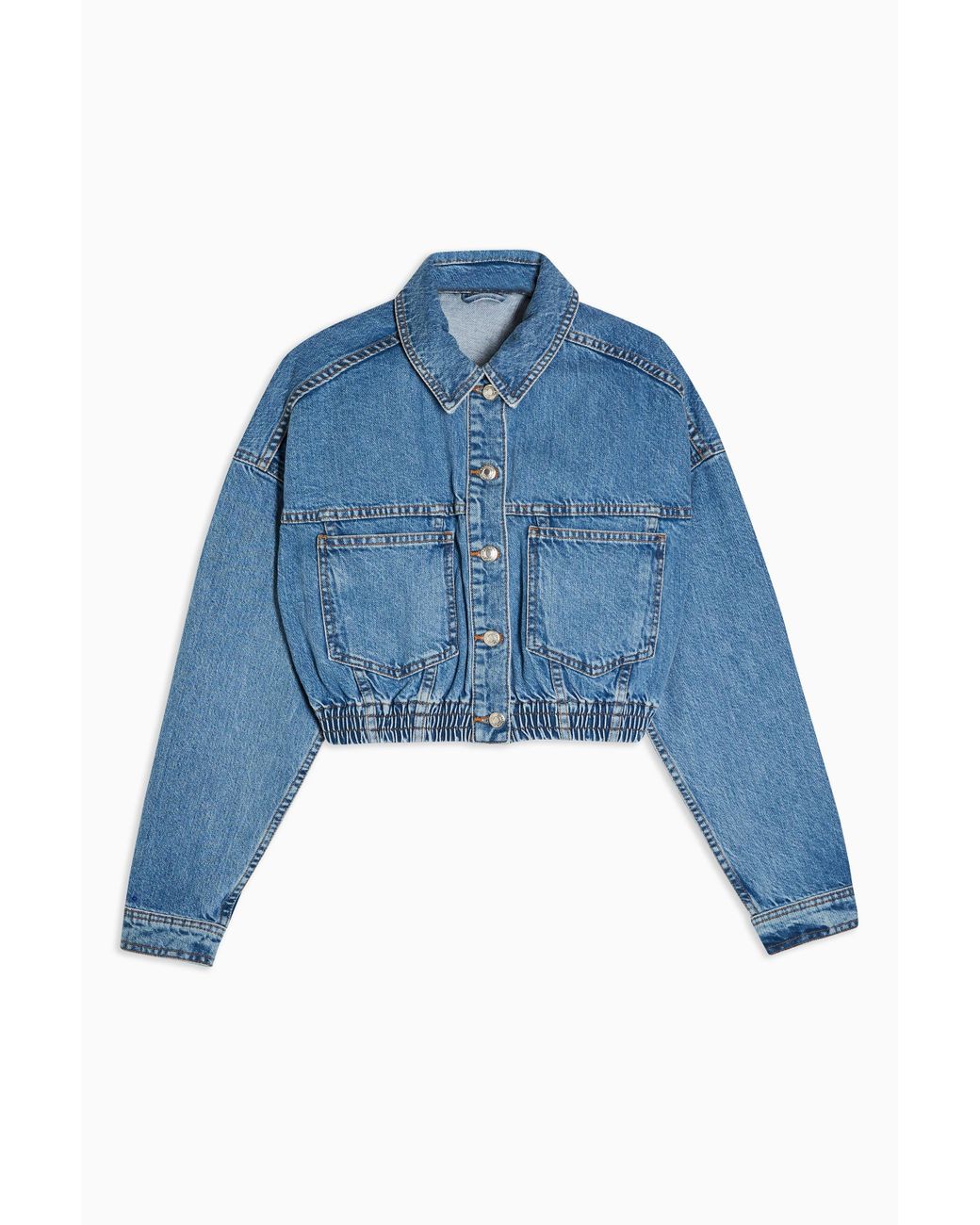 jean crop top jacket