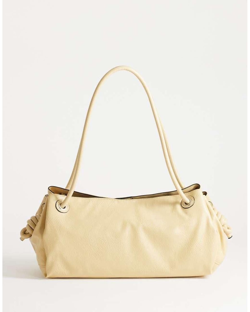 TOPSHOP Natural Maddie Large Shoulder Bag