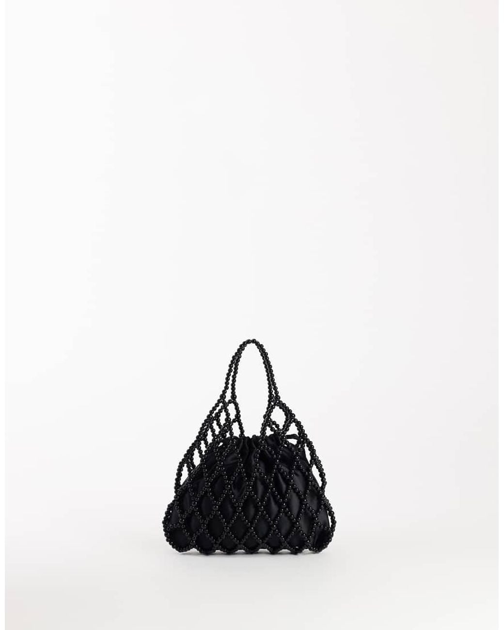 TOPSHOP White Adele Small Diamond Bead Grab Bag