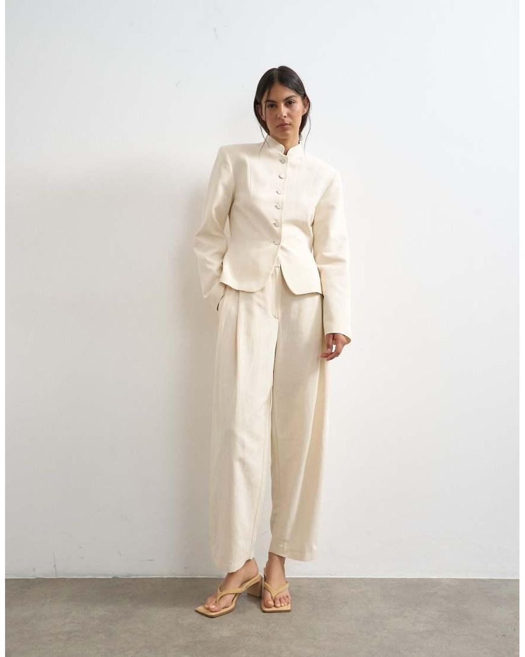 TOPSHOP Natural Co Ord Drummer Jacket