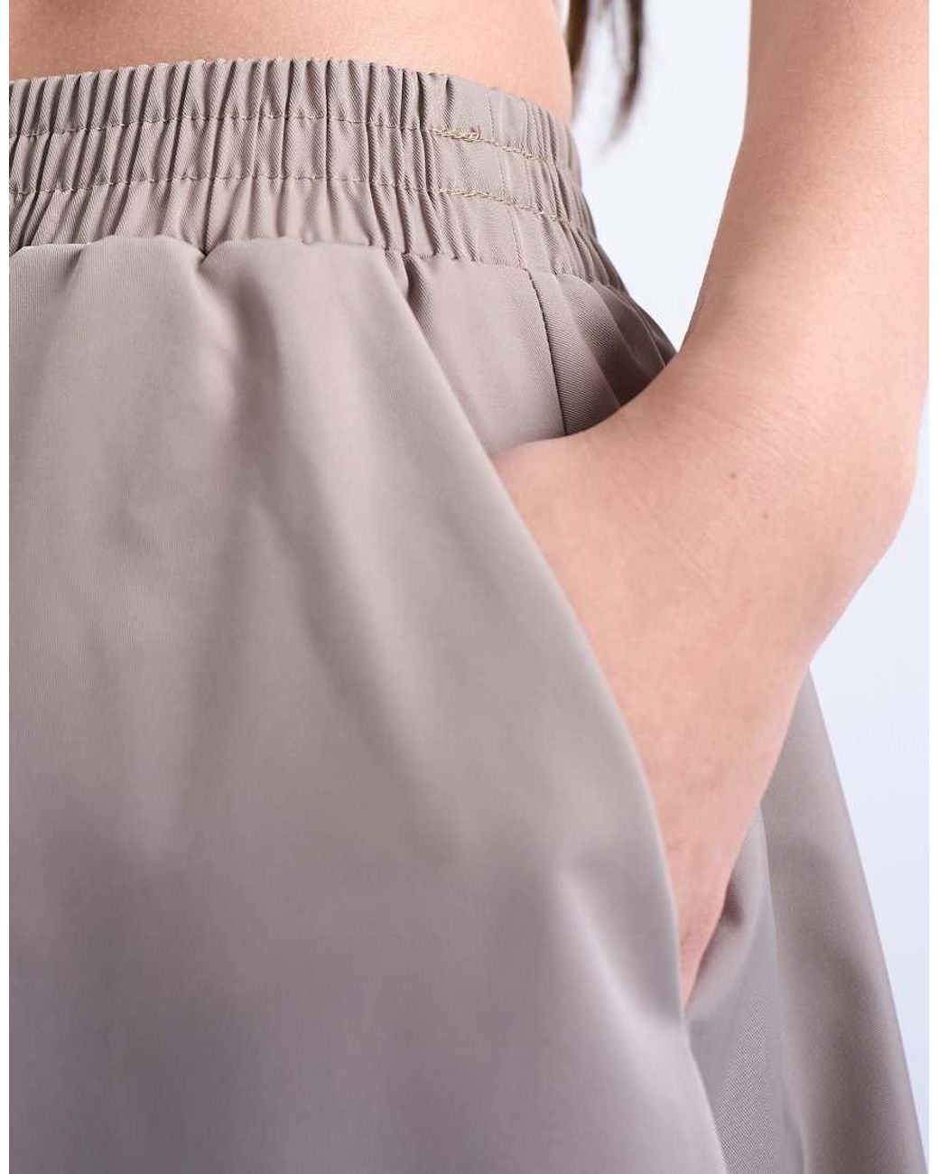 TOPSHOP White Full Midi Skirt