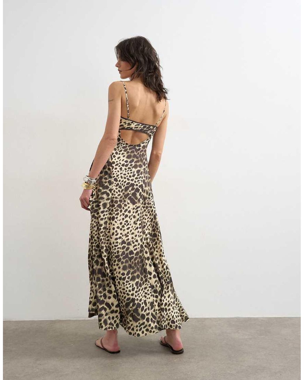 TOPSHOP Multicolor Lace Bust Maxi Dress