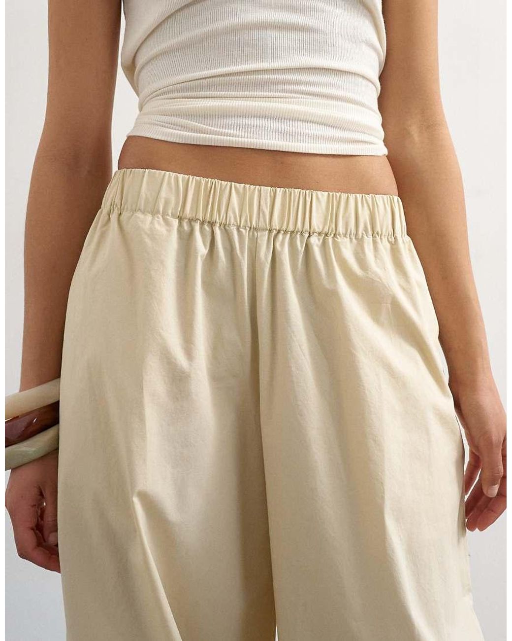 TOPSHOP Multicolor Extreme Poplin Pull On Balloon Trouser