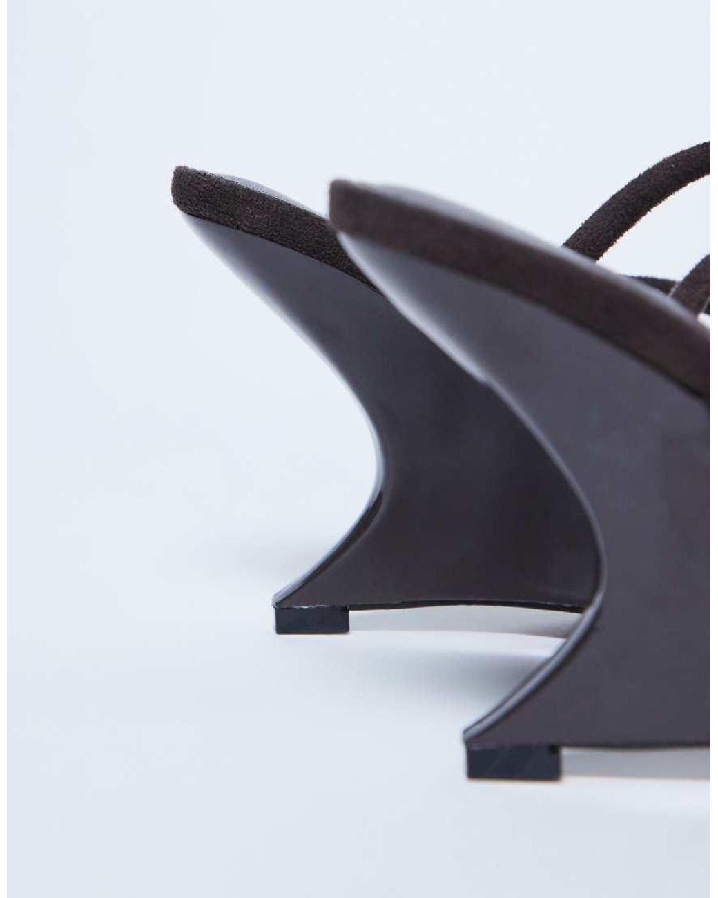 TOPSHOP White Alexa Sculptured Wedge Sandal