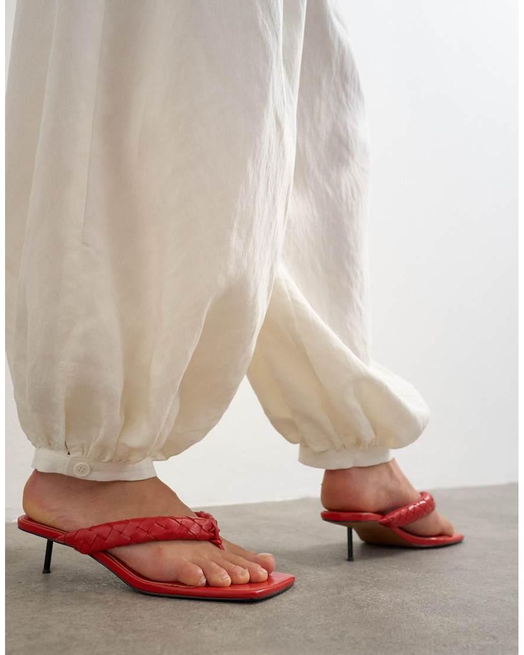 TOPSHOP White Co Ord Modal Balloon Trouser