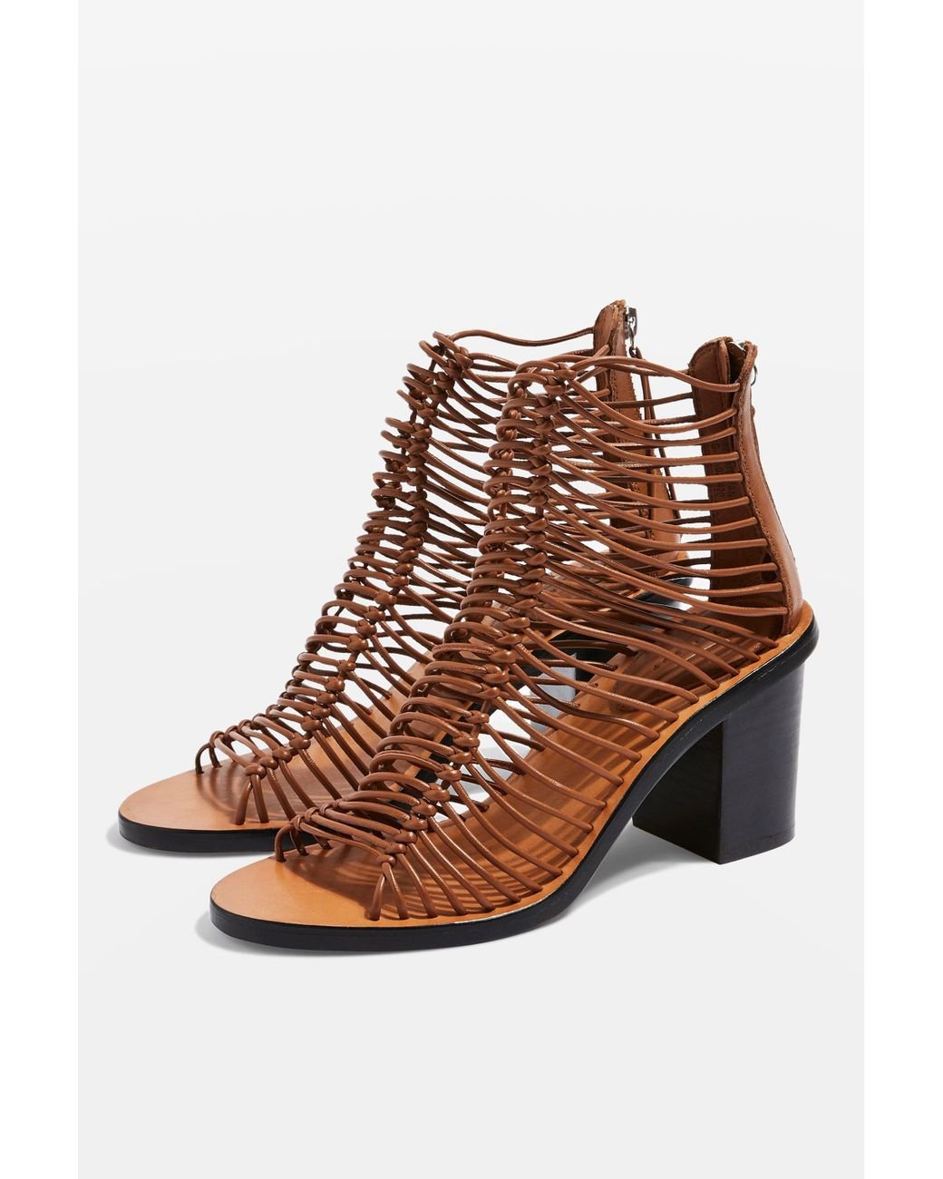 Brown Heeled Narly Women's Sandals Smart LqUzMGVSp