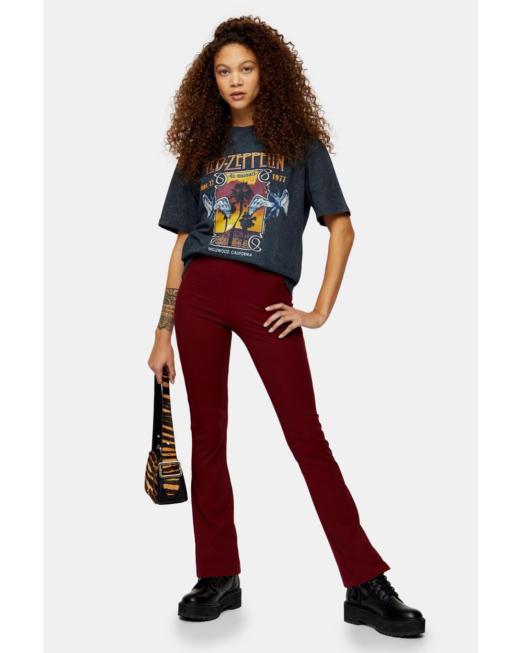 petite burgundy jeans