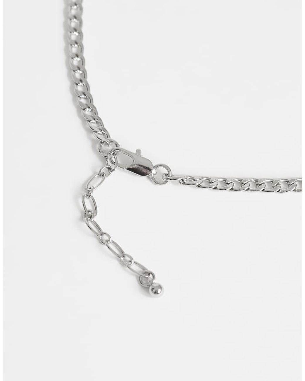 TOPSHOP White Miles Statement Choker Necklace