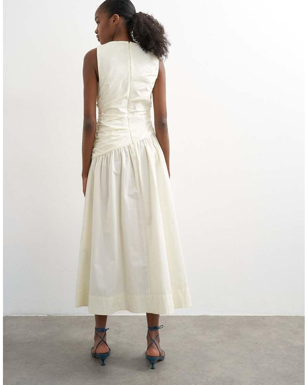 maternity off shoulder floor length dress Plus Size Chiffon Double Skirt Off-Shoulder Sheer Akoia Swim - Lago FRIENDSandFAMILY Color:Customize color whilst the ribbed fabric