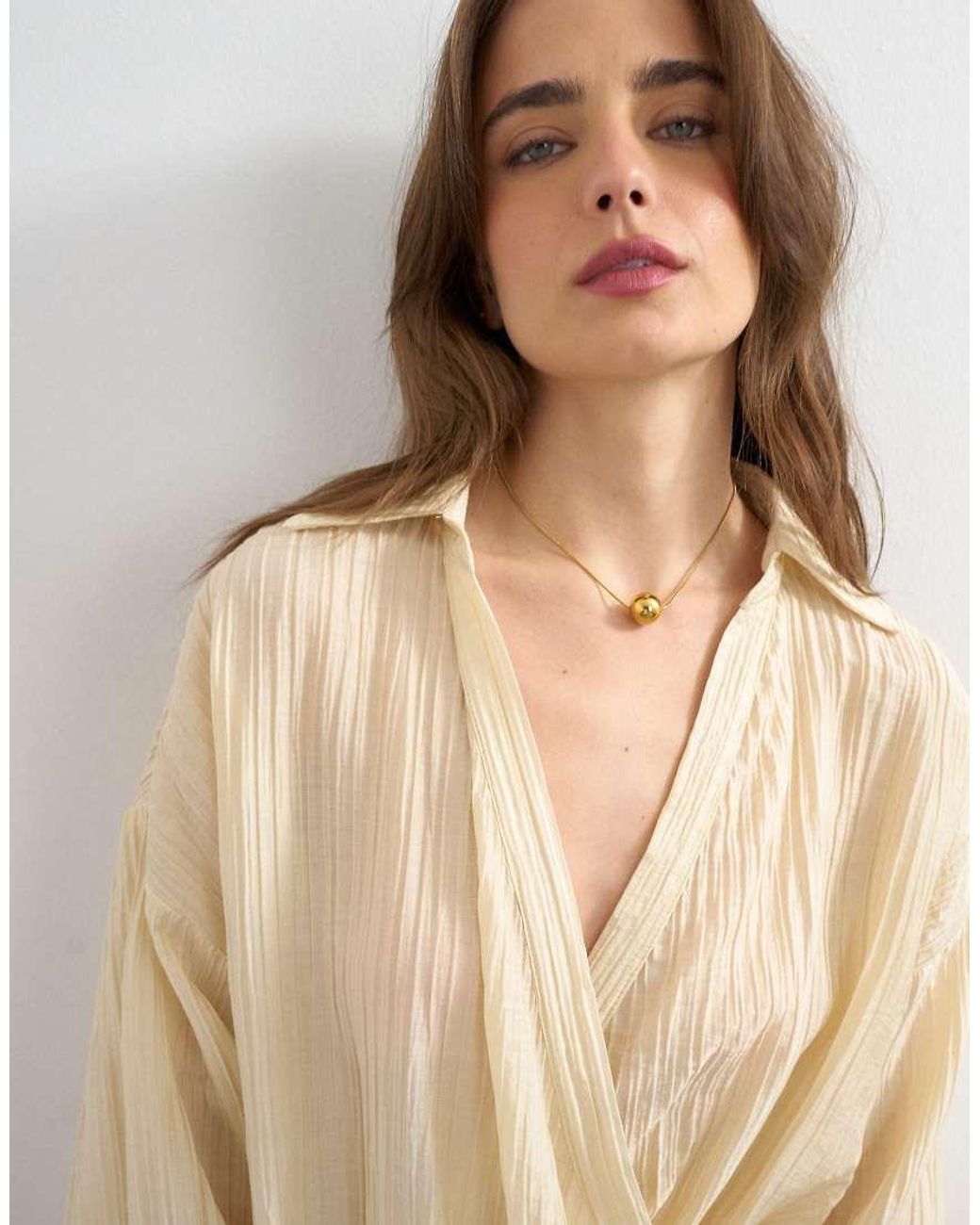 TOPSHOP Natural Dolly Waterproof Necklace With Ball