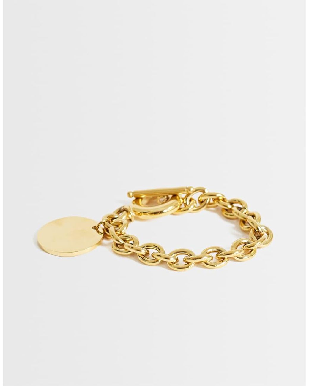 TOPSHOP Metallic Felix Waterproof Charm Bracelet