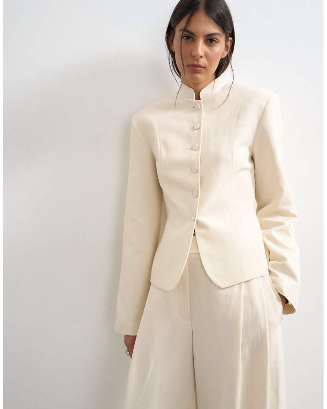 TOPSHOP Natural Co Ord Drummer Jacket