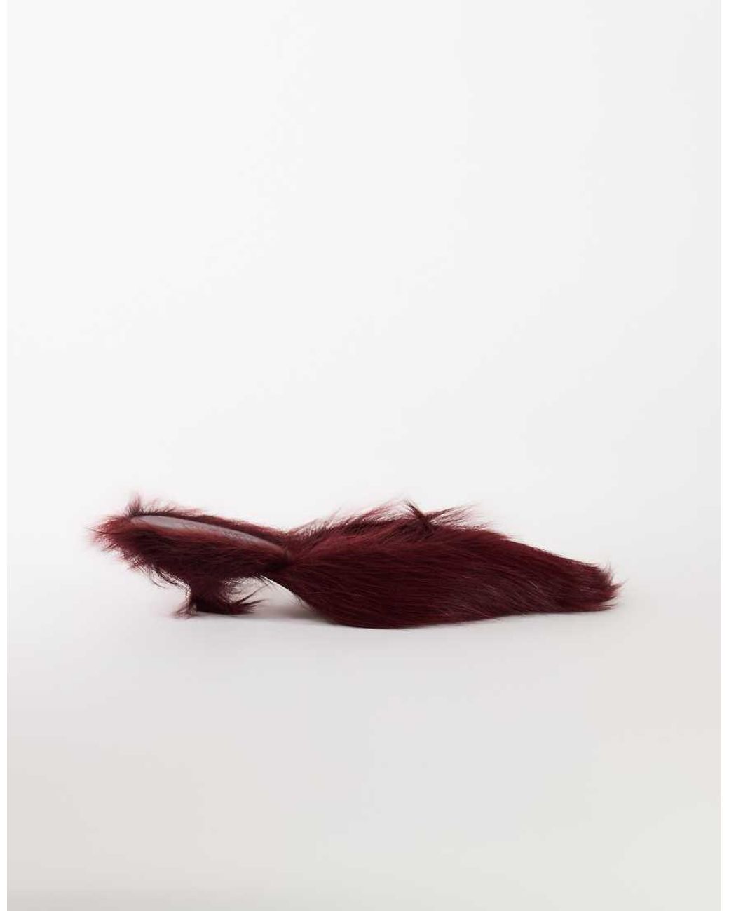 TOPSHOP Purple Asher Kitten Heel Court