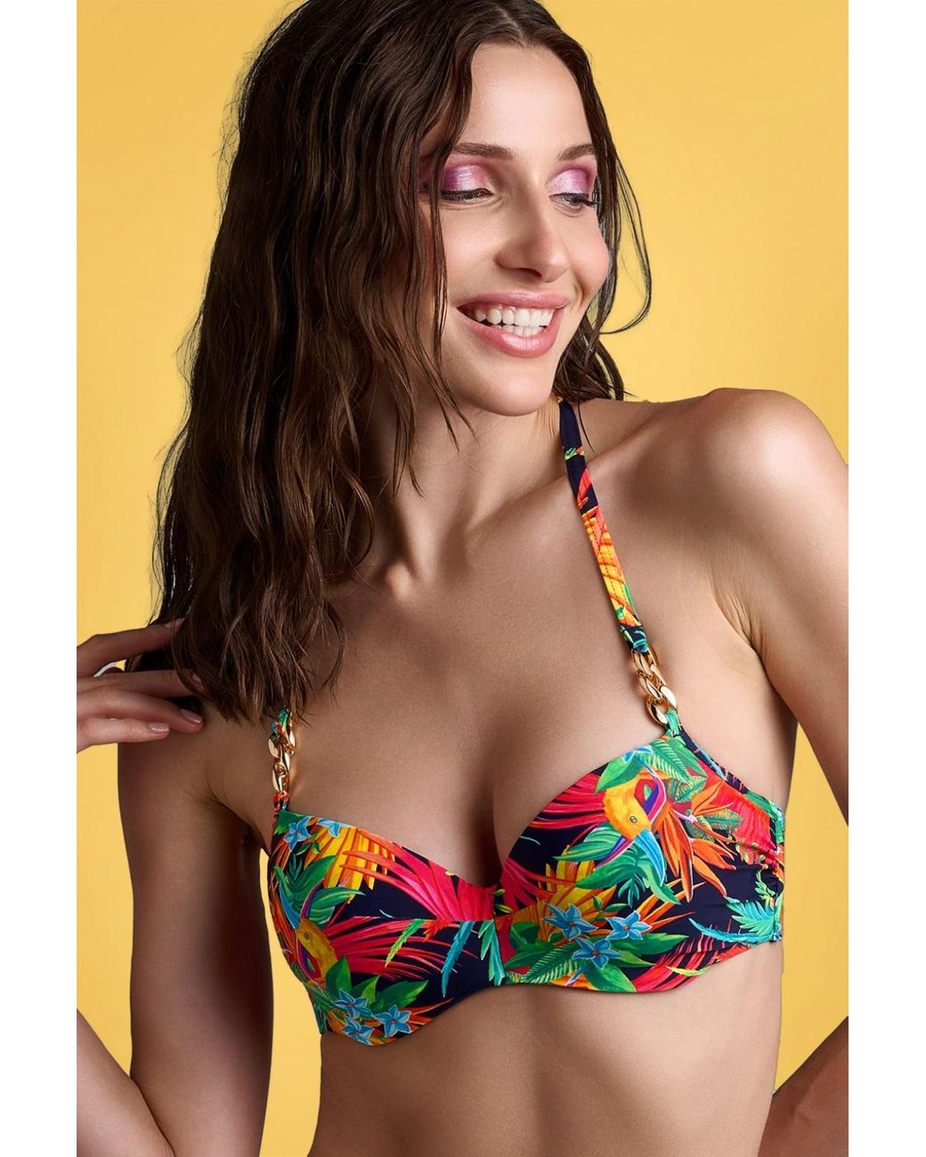 Scherm Ingrijpen Word gek Marlies Dekkers Hula Haka Rainforest Bikini Top | Lyst NL