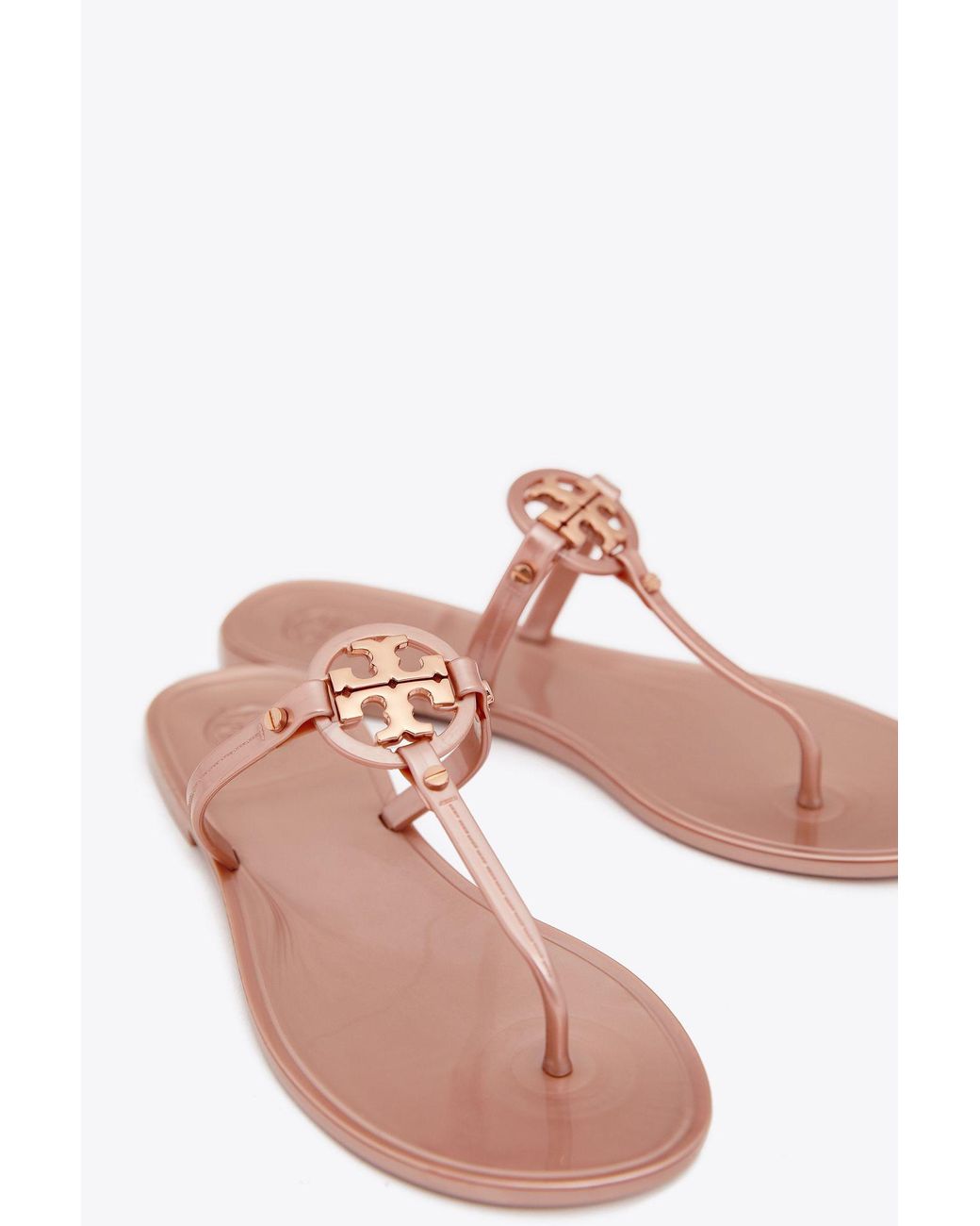 Total 81+ imagen tory burch rose gold jelly sandals - Abzlocal.mx