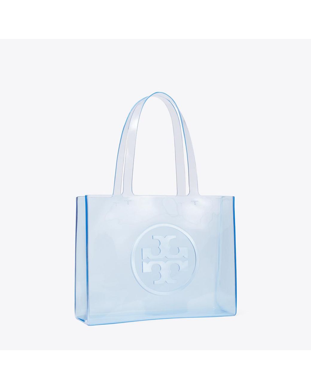 Tory Burch Blue Small Ella Clear Tote