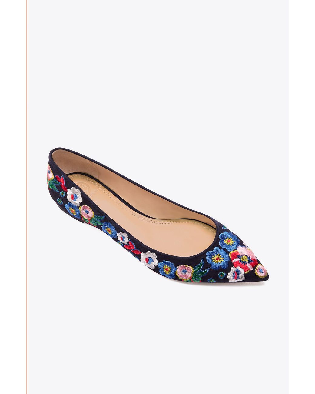 Tory burch floral flats discount