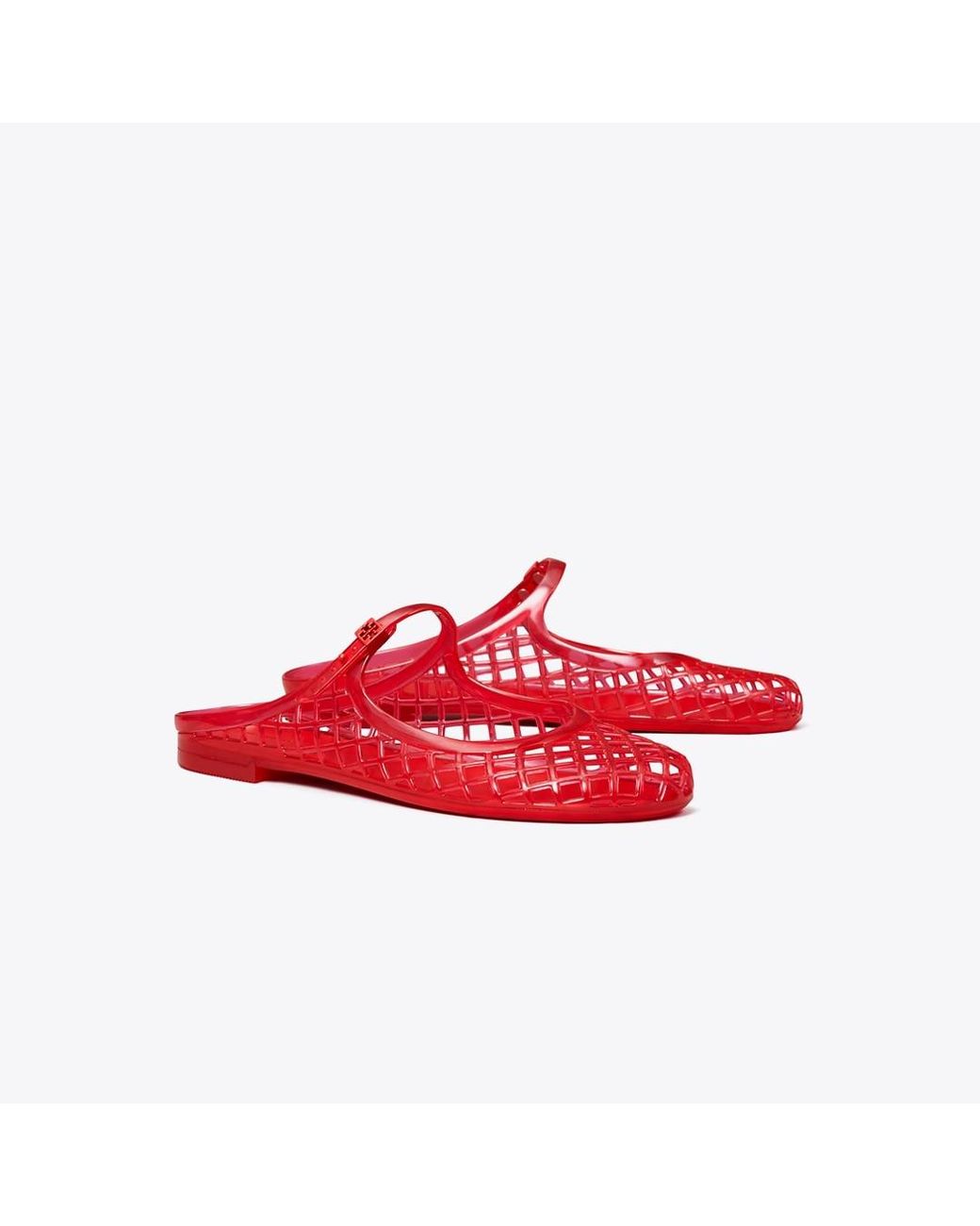 Tory Burch Red Mellow Mary Jane Jelly