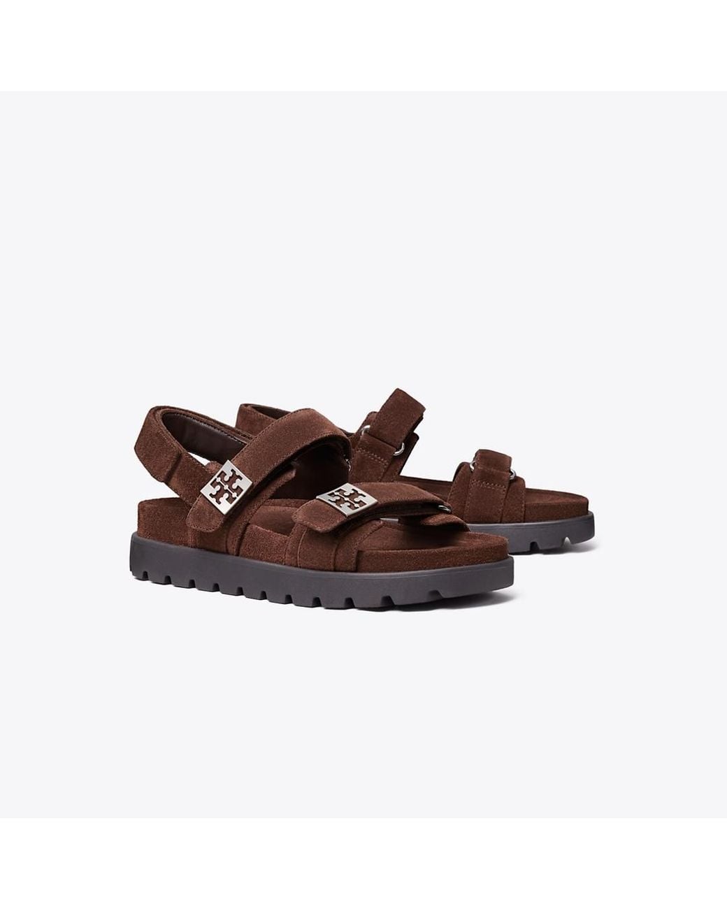 Tory Burch Brown Mellow Burch Sandal