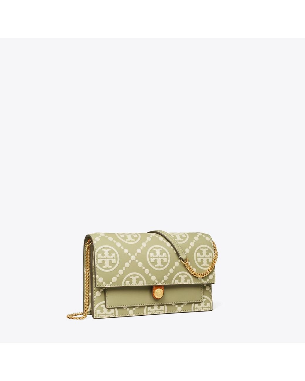 ToryBurch★ T-Monogram Contrast Embossed Envelope Wallet T Monogram Contrast Embossed Envelope Wallet: Women's