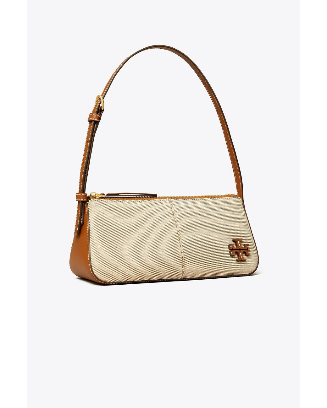 Tory Burch McGraw Small Canvas Bucket Bag