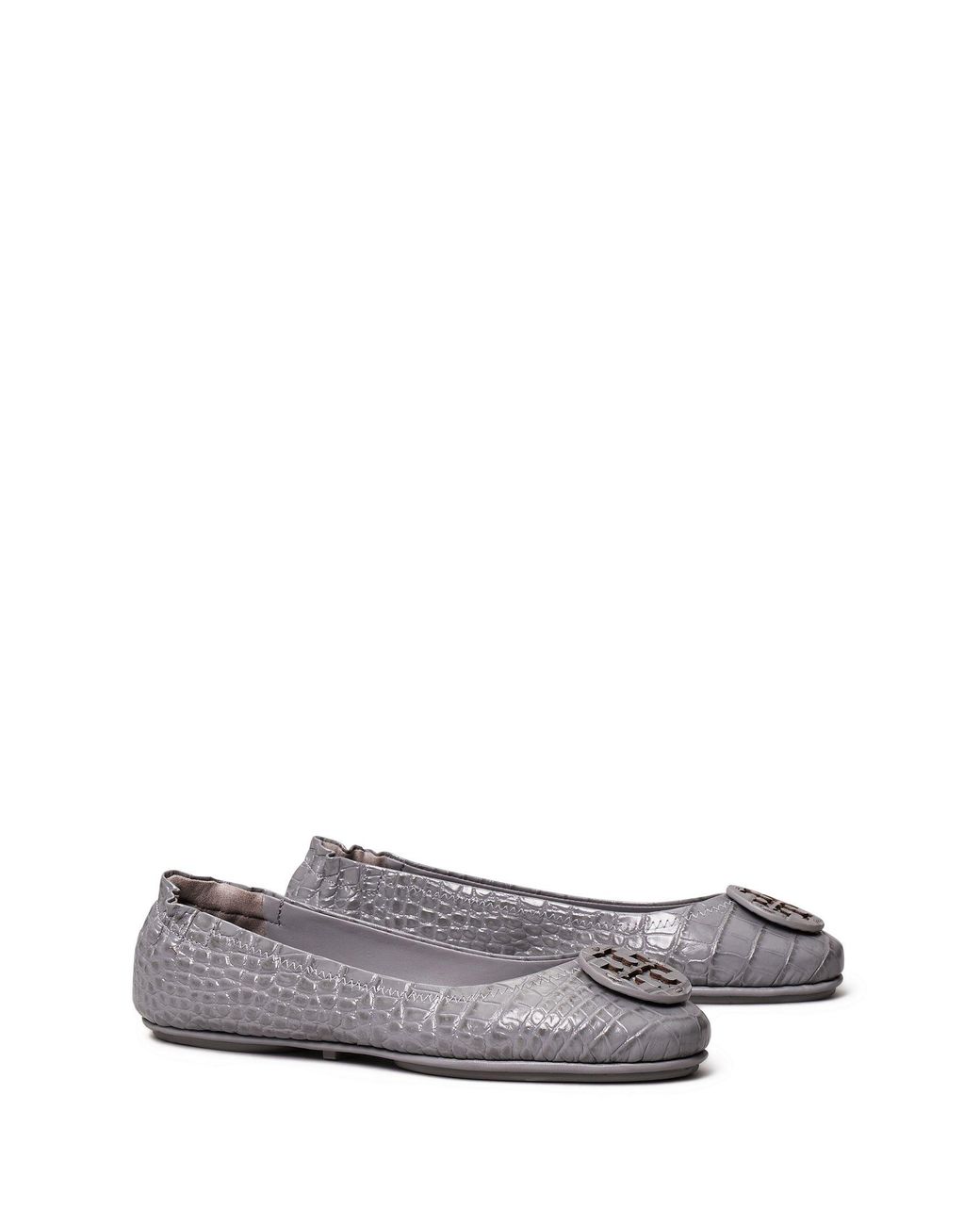 Tory burch minnie travel ballet flat embossed leather sales
