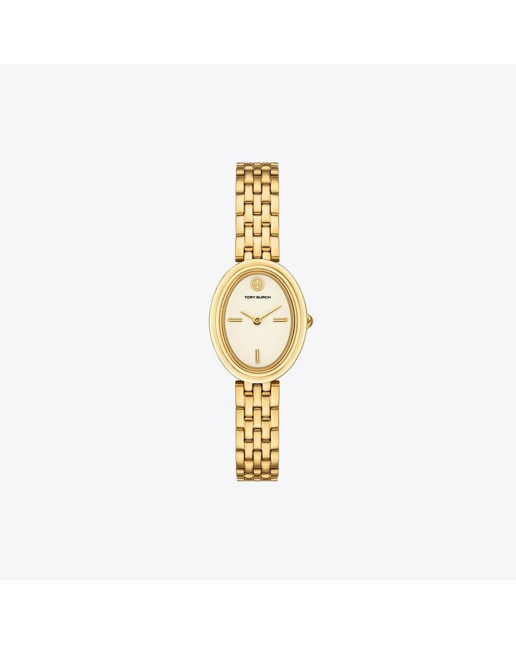 Tory Burch Metallic Oval Watch
