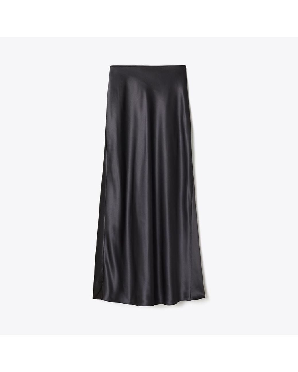 Tory Burch Black Satin Skirt