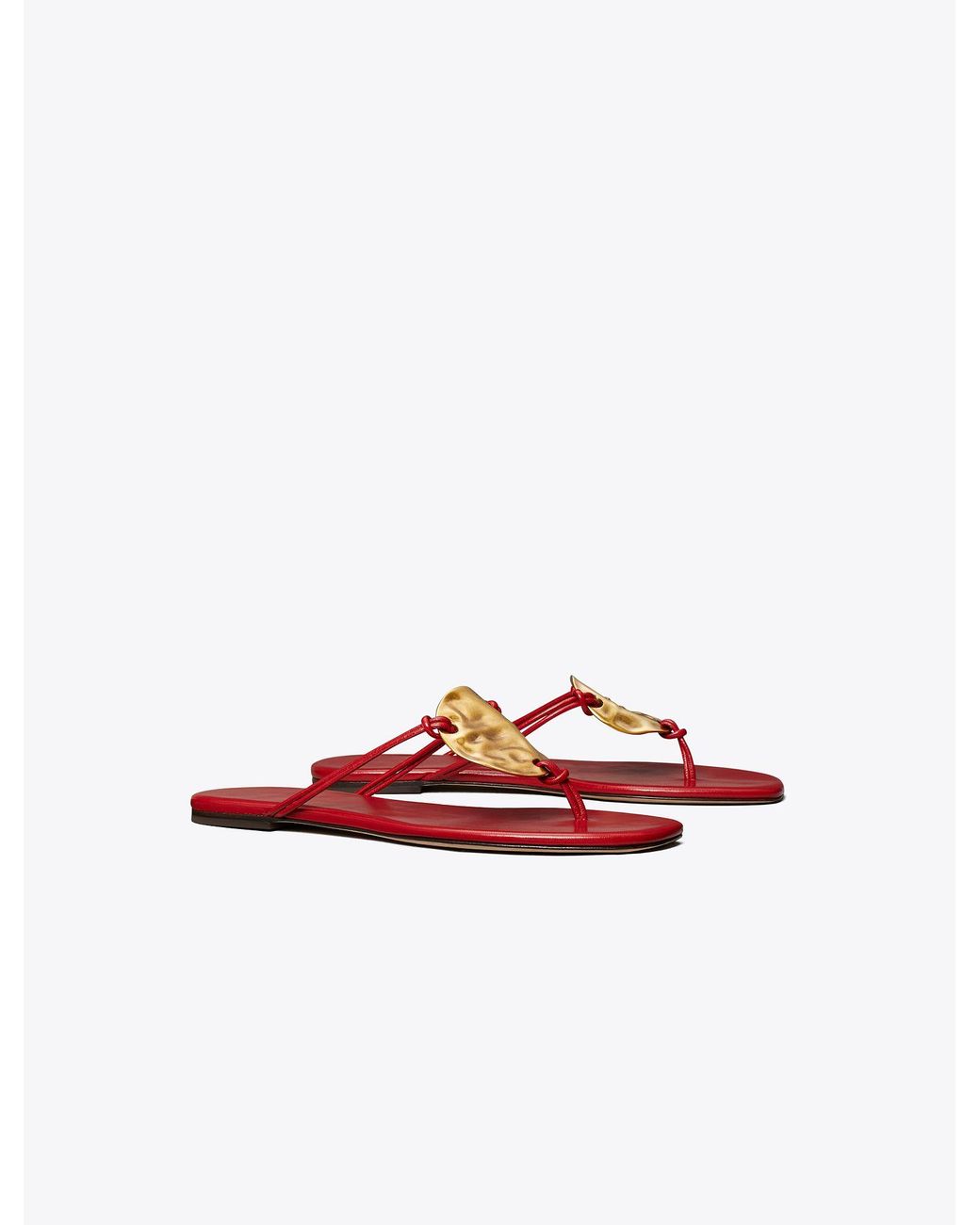 Tory Burch Patos Sandal in White Lyst