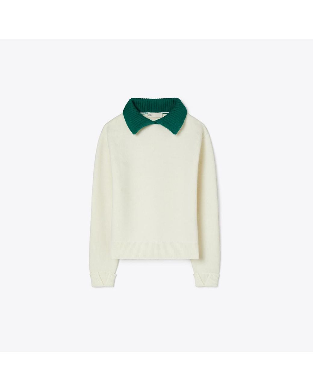 Tory Burch Green Wool Sweater