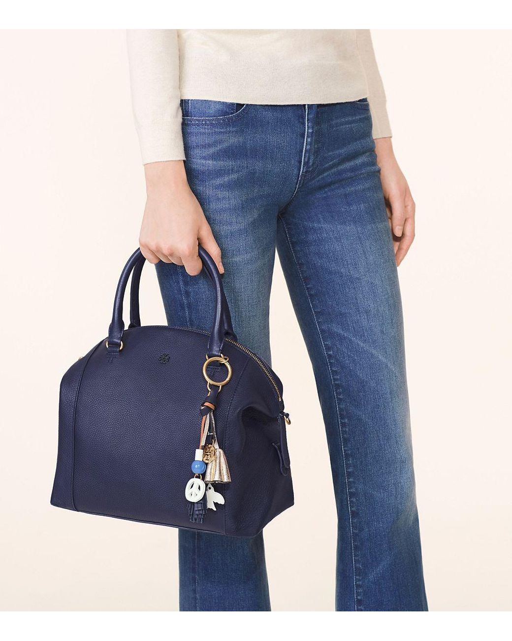 Tory burch store peace satchel