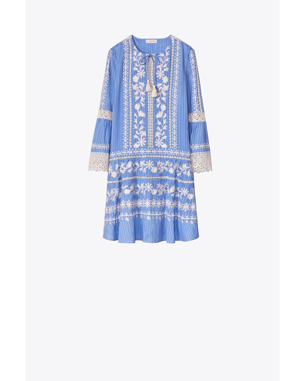 Tory Burch Gabriella Dress 104 Shift Dresses in Blue Lyst Canada