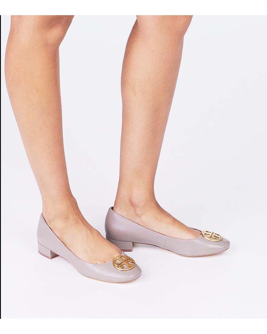 Tory Burch Chelsea Heelsed Ballet Flats | Lyst Canada